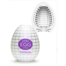 Мастурбатор яйцо без вибрации белого цвета Tenga Egg Spider