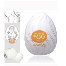 Мастурбатор яйцо без вибрации белого цвета Tenga Egg Twister