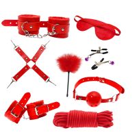 БДСМ набір червоного кольору Easy Life BDSM Desire Loving submission