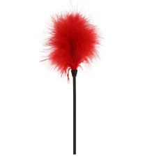 Щекоталка с перьями красного цвета Easy Life BDSM Desire Love tickler