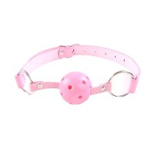 Кляп БДСМ для рта розового цвета Love Gag