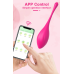 Виброяйцо вагинальное с пультом ДУ и управлением со смартфона розовое Sexy desires