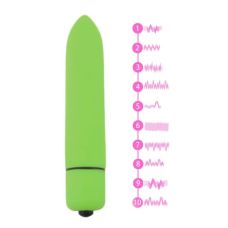 Компактний кліторальний міні вібратор зеленого кольору Sexy desires