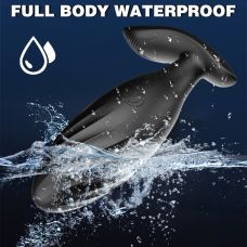 Анальна вібропробка із пультом дистанційного керування чорного кольору Sexy desires ButBut