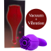 Клиторальный вибратор вакуум и вибрация фиолетовый Sexy desires Rose 3