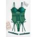 Корсет с пажами цвет зеленый Sexy desires Emine размер М