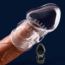 Закрытая насадка на головку члена прозрачного цвета Sexy desires Mr Zee