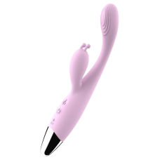 Вібратор-кролик для стимуляції точки G та з відростком для клітора фіолетового кольору Sexy desires Snail G stimulant