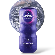 Мастурбатор в колбе вагина бежевого цвета Ecstasy Love Moon