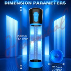 Автоматическая вакуумная помпа Penis Pump 3 режима всасывания