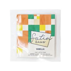 Салфетка латексная для орального секса c ароматом и вкусом ванили ONE Satin Latex Dams 1 штука