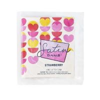 Салфетка латексная для орального секса c ароматом и вкусом клубники ONE Satin Latex Dams 1 штука Салфетка латексная для орального секса c ароматом и вкусом клубники ONE Satin Latex Dams 1 штука