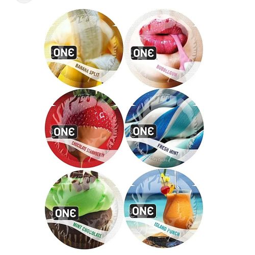 Презерватив оральный со вкусом освежающей мяты One Flavor Waves 1 штука Презерватив оральный со вкусом освежающей мяты One Flavor Waves 1 штука