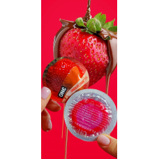Презервативи ONE Chocolate Strawberry з ароматом і смаком полуниці і шоколаду по 1 шт