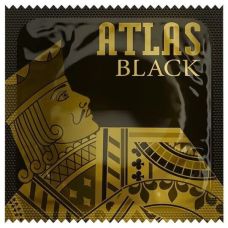 Презерватив класичний чорний ONE Atlas Black 1 штука