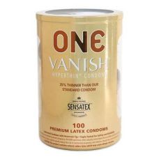 Презервативи супертонкі прозорого кольору ONE Vanish 100 штук