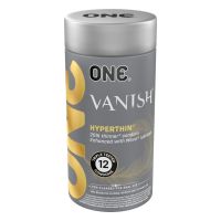 Презервативы супертонкие прозрачного цвета ONE Vanish 12 штук