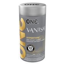 Презервативи супертонкі прозорого кольору ONE Vanish 12 штук