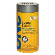 Презервативы текстурированные с шипами ONE Super Studs 12 штук