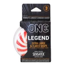 Презервативи великого розміру ONE Legend 3 штуки