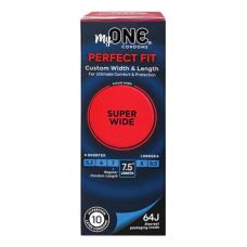 Презервативи великі ультратонкі латексні ONE MyONE Super Wide & Long 64L мм 10 штук
