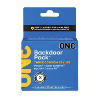 Презервативы универсальные для вагинального и анального секса ONE Backdoor 3 штуки