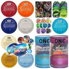 Набір презервативів Classic-XL-Strong-Ribs-Studs One МІКС 5 штук