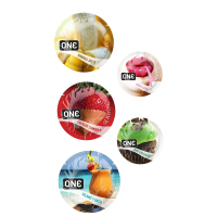Презервативи латексні набір різних смаків One FlavorWaves 5 штук