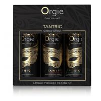 Мини коллекция массажных ароматных масел Orgie Tantric 3 штуки по 30 мл