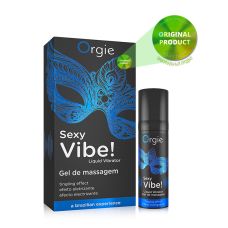 Збудливий гель (рідкий вібратор) Orgie SEXY VIBE 15 мл інтенсивність Середня