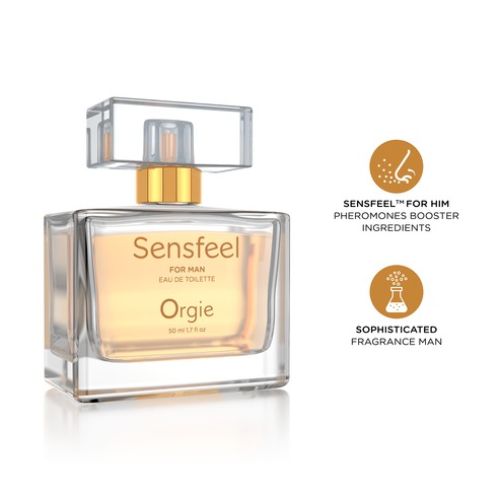 Мужская туалетная вода с афродизиаком Orgie SENSFEEL 50 мл Мужская туалетная вода с афродизиаком Orgie SENSFEEL 50 мл