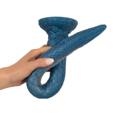 Дуже довгий фалоімітатор у вигляді вугря щупалець з присоскою синього кольору Beasty Cocks Eel of Ecstasy