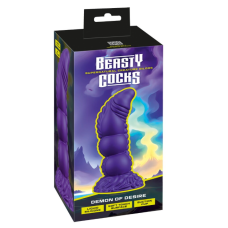 Фалоімітатор у вигляді фантазійного пеніса з присоскою фіолетового кольору Beasty Cocks Demon of Desire