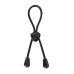 Эреционное лассо на член из силикона черного цвета You2Toys Penis Schlaufe