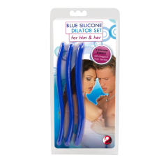 Набор уретральных БДСМ стимуляторов силиконовых синего цвета You2Toys 3 штуки
