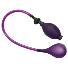 Пробка анальная с расширителем черно фиолетового цвета Bad Kitty Anal Balloon