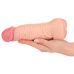Насадка на член реалістична Мастурбатор вагіна 2 в 1 тілесного кольору Nature Skin Extension + Masturbator
