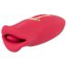 Вібратор з м'якими рухомими губками та вібромовкою для стимуляції клітора та сосків червоного кольору Cottelli Collection Oral Fun