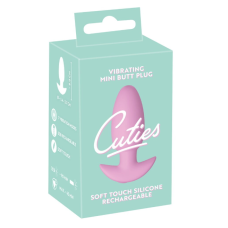 Анальная вибропробка розовая Soft Silicone Vibrating Mini Butt Plug 