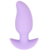 Анальная вибропробка фиолетовая Soft Silicone Vibrating Mini Butt Plug 