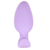 Анальная вибропробка фиолетовая Soft Silicone Vibrating Mini Butt Plug 