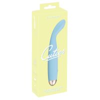 Вібратор вагінальний та точки G синього кольору Soft Silicone