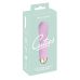 Вибропуля ребристая для клитора розового цвета Soft Silicone Cuties Mini Vibrator