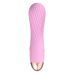 Вибропуля ребристая для клитора розового цвета Soft Silicone Cuties Mini Vibrator