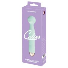 Вібратор Ванд у формі мікрофону м'ятного кольору Soft Silicone