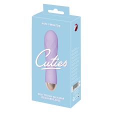 Мини вибратор с необычной текстурой фиолетового цвета Cuties Mini Vibrator
