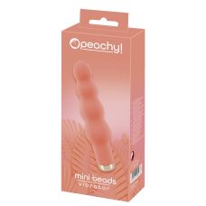 Міні вібратор рельєфний вагінальний рожевого кольору Soft Silicone Mini Beads