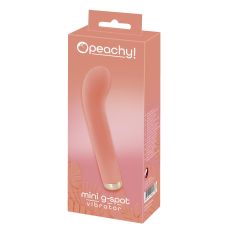 Вибратор для точки G персиковый Soft Silicone Mini G-Spot Vibrator 