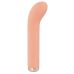 Вибратор для точки G персиковый Soft Silicone Mini G-Spot Vibrator 