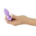 Анальна пробка ребриста фіолетового кольору Soft Silicone Mini Butt Plug Анальна пробка ребриста фіолетового кольору Soft Silicone Mini Butt Plug